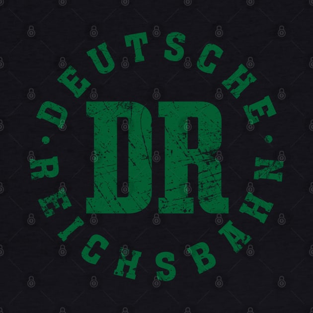 Distressed Deutsche Reichsbahn Logo by Railway Tees For All